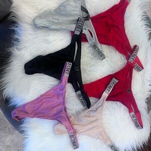 Lot of 6 Victoria’s Secret shine strap tongs